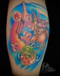 Dibujos animados tatuajes nueva escuela en merida a colores