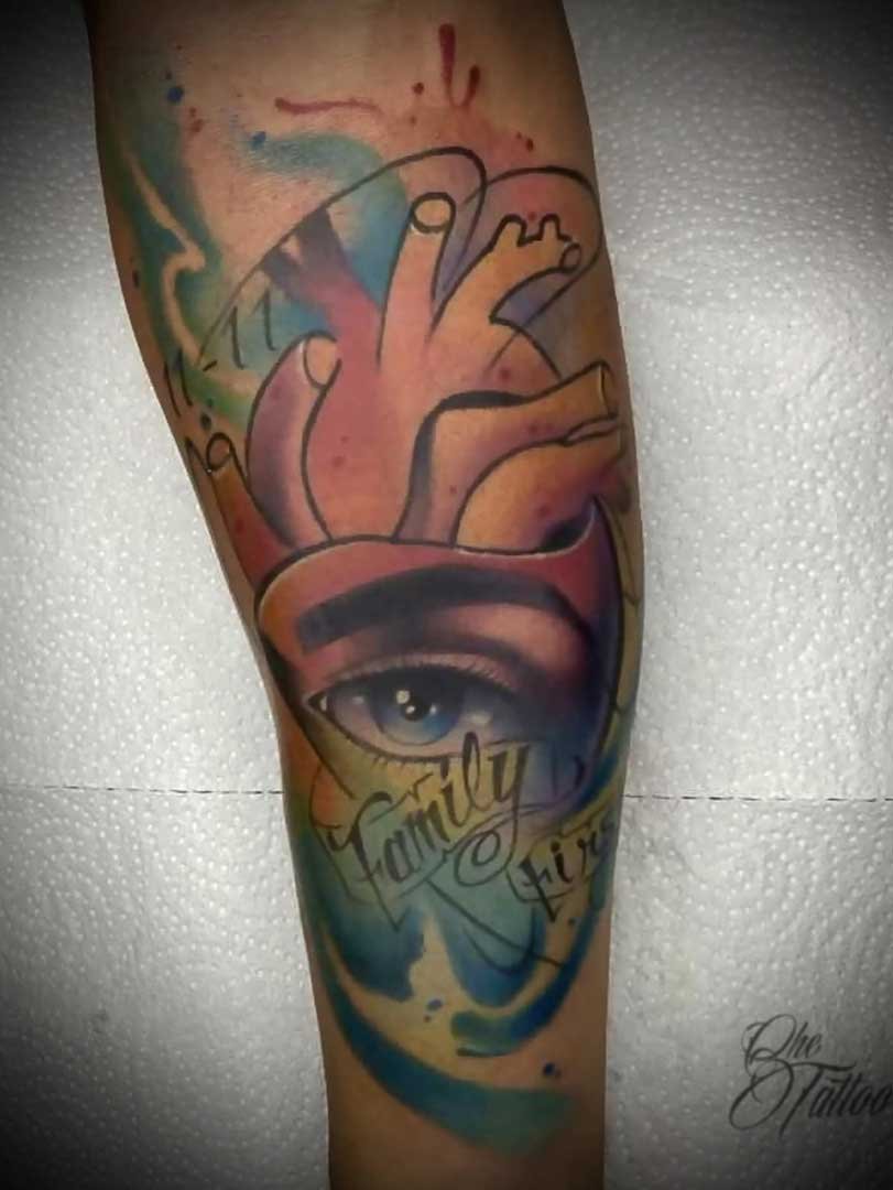 tatuajes de color merida