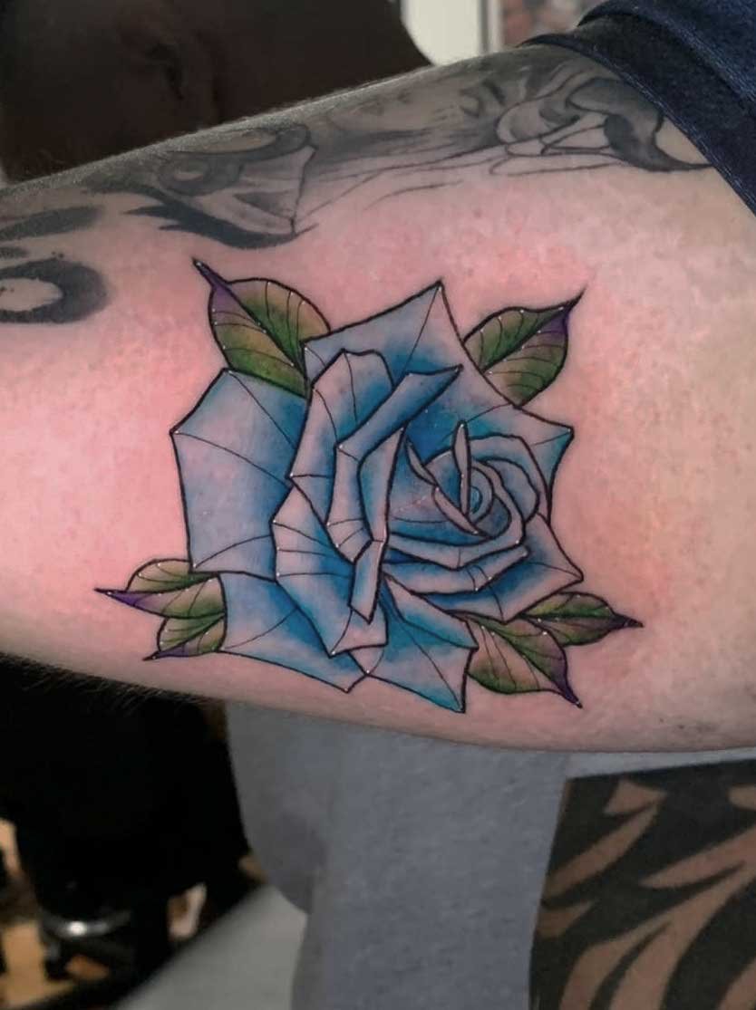 rosa tatuaje tradicional merida yucatan